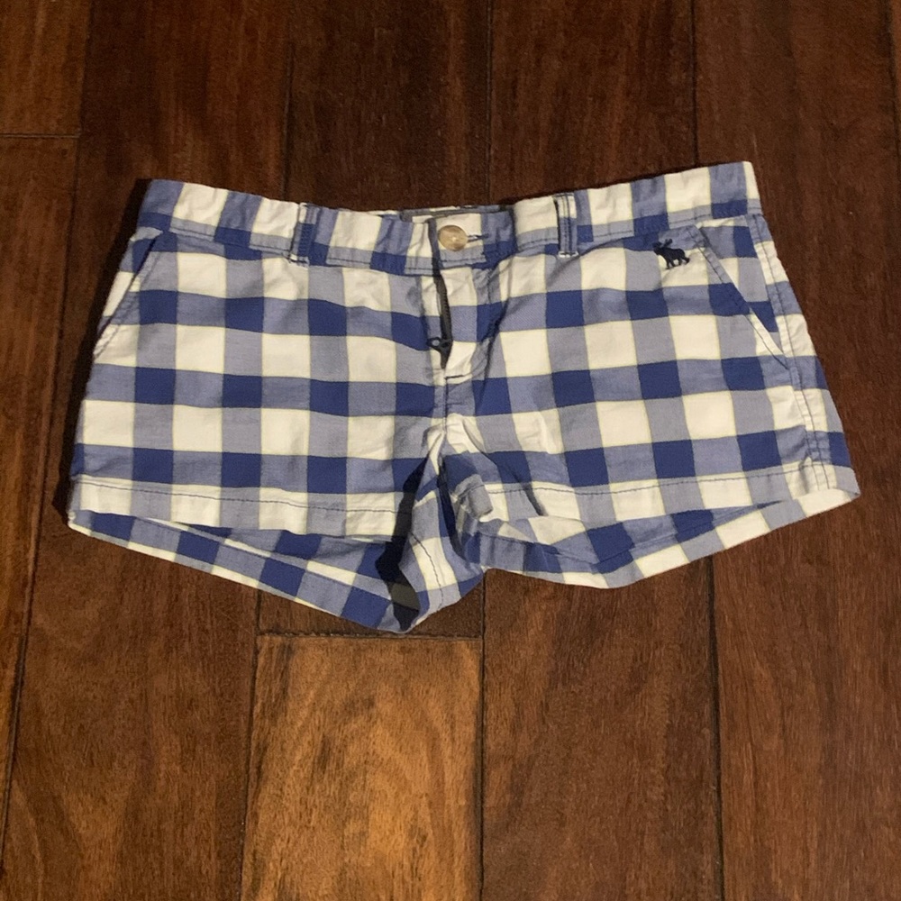 Anercrombie Super Stretch Plaid Shorts